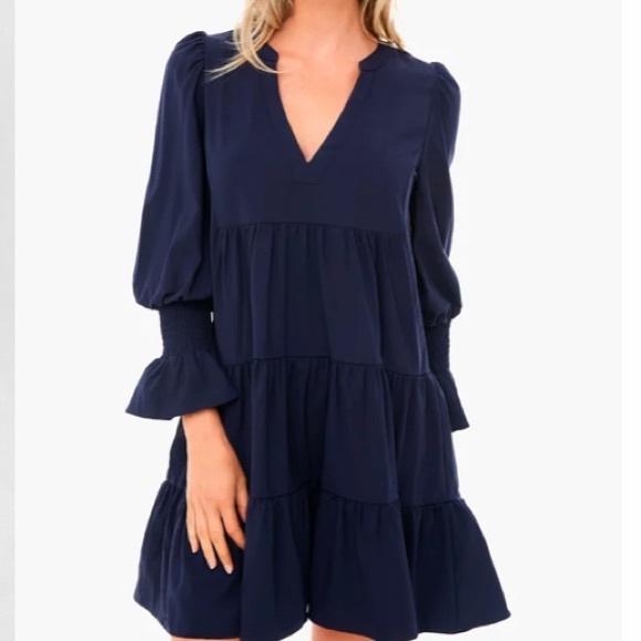 Tuckernuck Dresses & Skirts - Navy Crepe Kenzo Dress
POMANDER PLACE